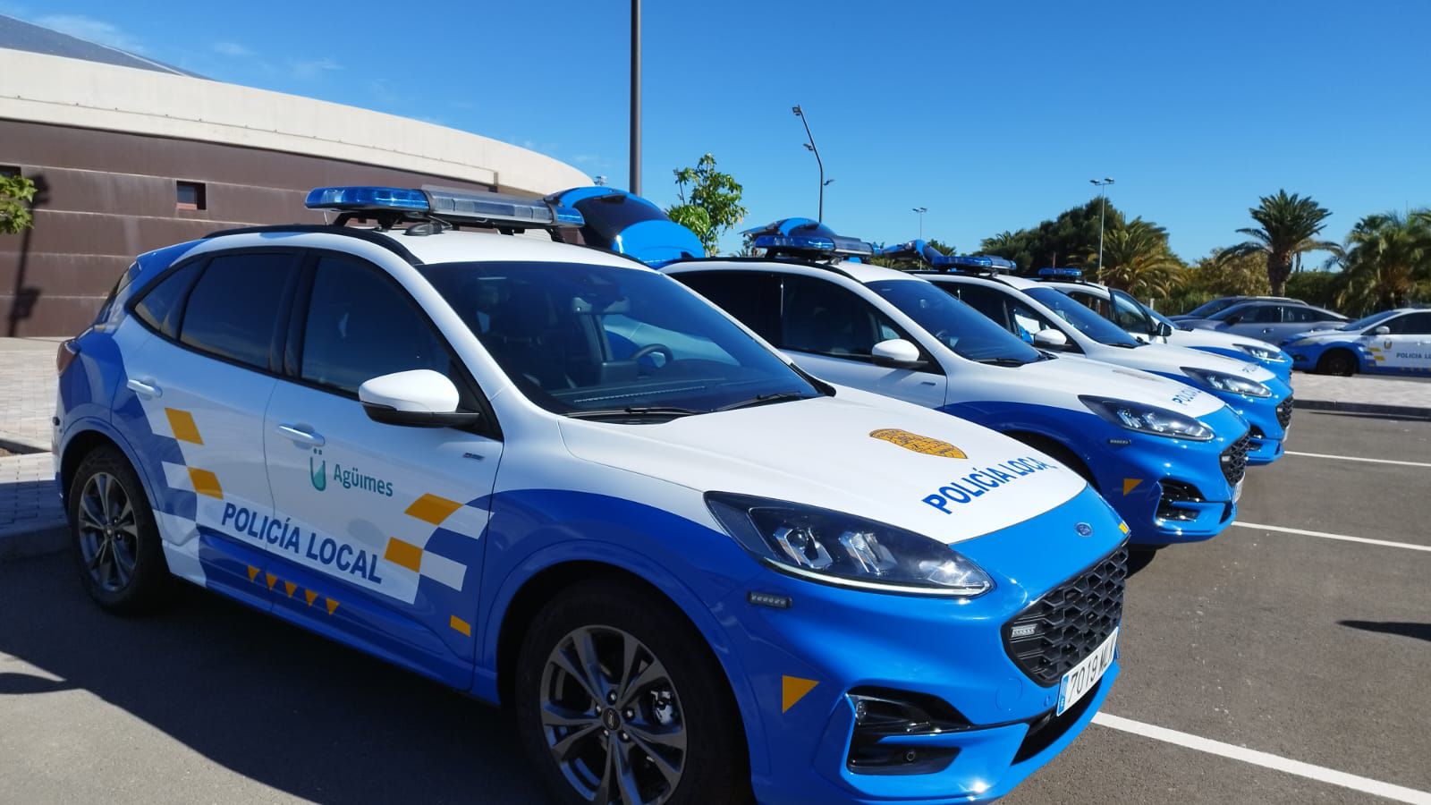 La Policía Local de Agüimes renueva su parque móvil con cuatro nuevos híbridos