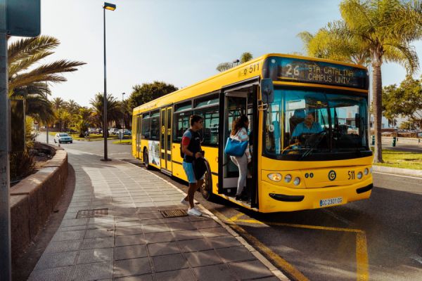 Canarias, con un 6,5%, Comunidad en la que más crece el transporte urbano en guagua en noviembre