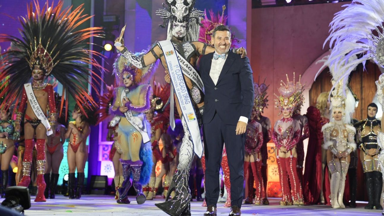 Drag Elektra, ganador de la Gala Drag del Carnaval Internacional de Maspalomas 