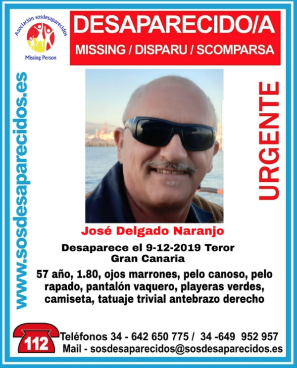 Detenida la mujer y dos familiares políticos de José Dellgado, taxista desaparecido en diciembre en Teror 