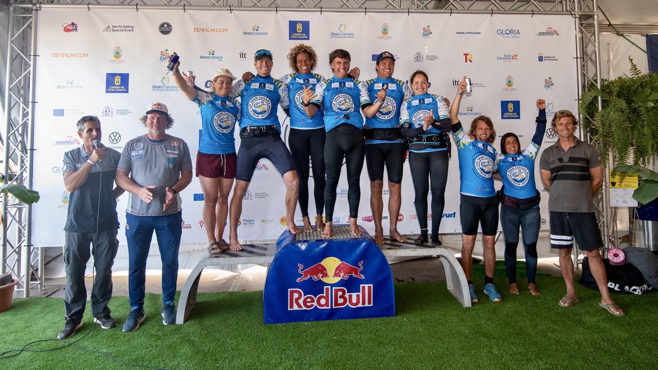 Marino Gil y Sarah-Quita Offringa, campeones de la Gran Canaria Gloria Windsurf World Cup 2024