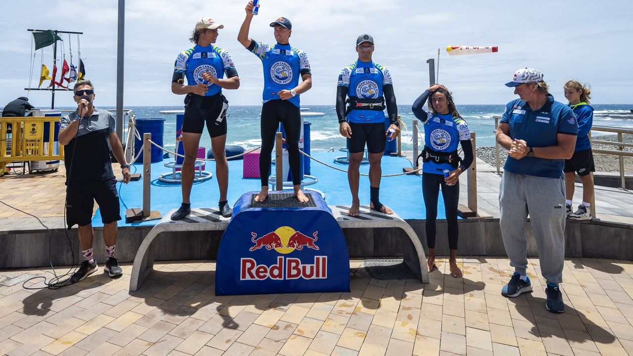 Liam Dunkerbeck, ganador SUB21 de la Gran Canaria Gloria Windsurf World Cup 2024