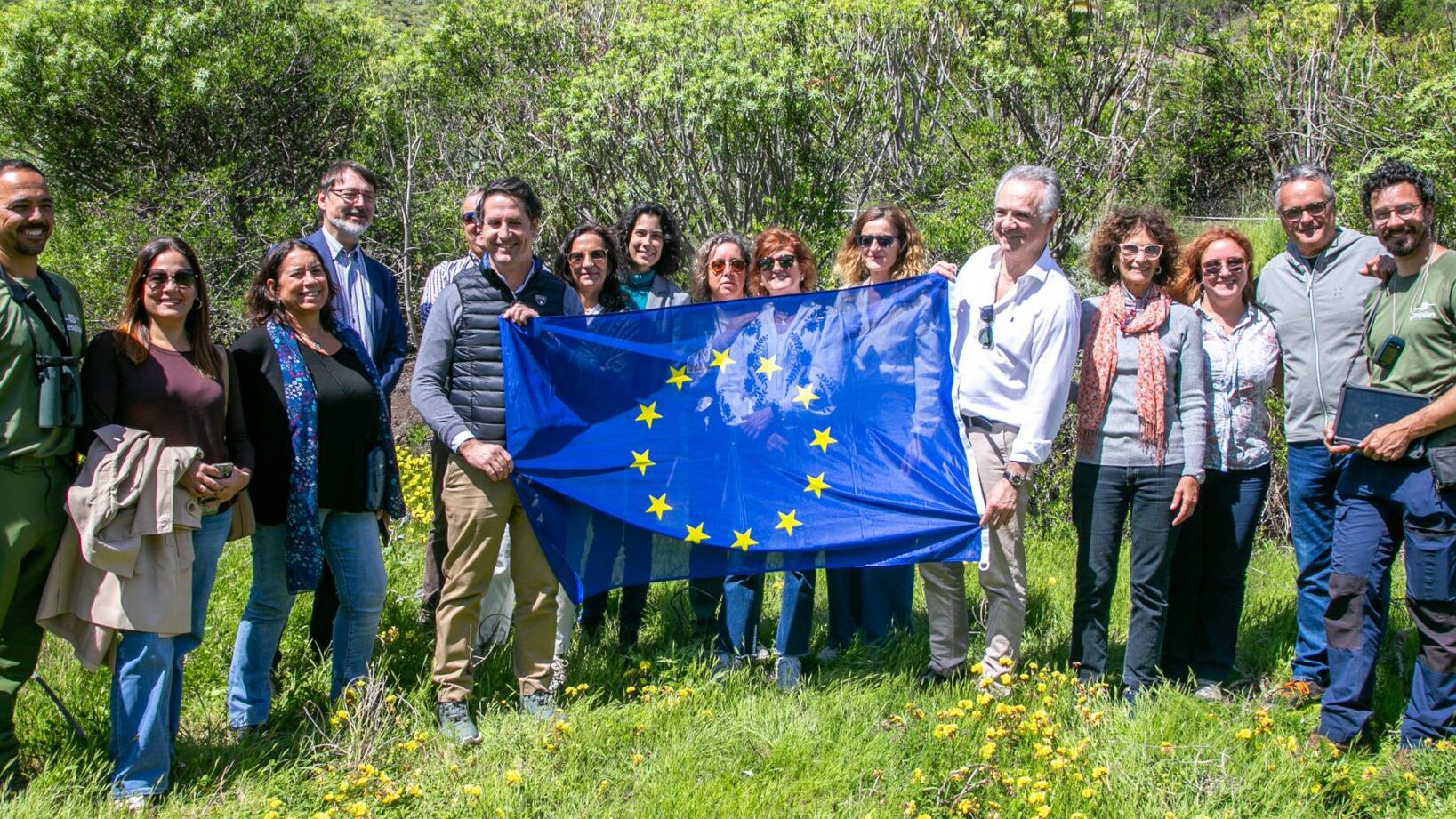 Una delegación europea conoce el proyecto de Transición Ecológica FEDER 21-27 para proteger la biodiversidad de Canarias