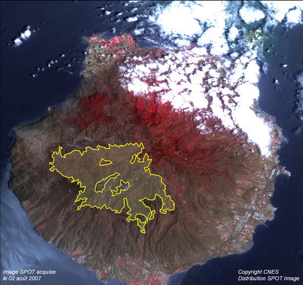 El incendio de Gran Canaria, el más grave en el Archipiélago desde 2007