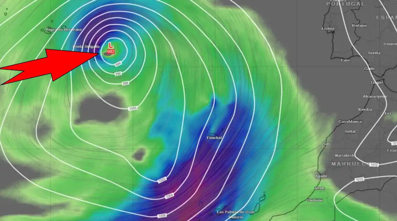 El Gobierno de Canarias declara la alerta por lluvias en islas occidentales y Gran Canaria