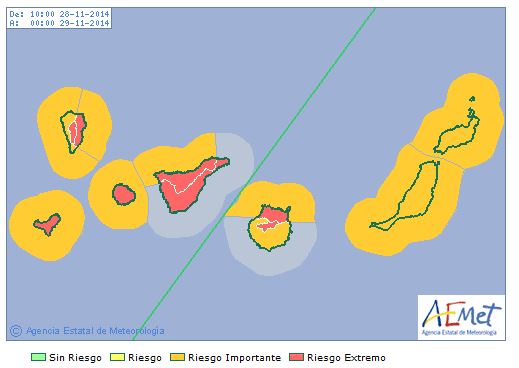 ALERTA MÁXIMA EN CANARIAS