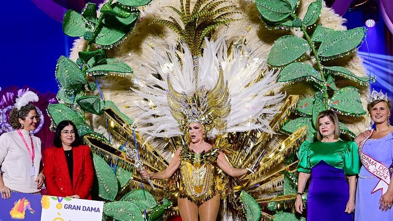 Conchi Rivero Barrera, Gran Dama del Carnaval de «Los Juegos Olímpicos»