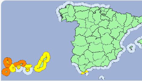 Declarada alerta por lluvias en Lanzarote y Fuerteventura y prealerta en el resto de islas