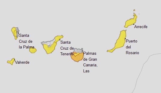 ALERTA en Canarias por temperaturas de hasta 37º C y riesgo de incendios este JUEVES