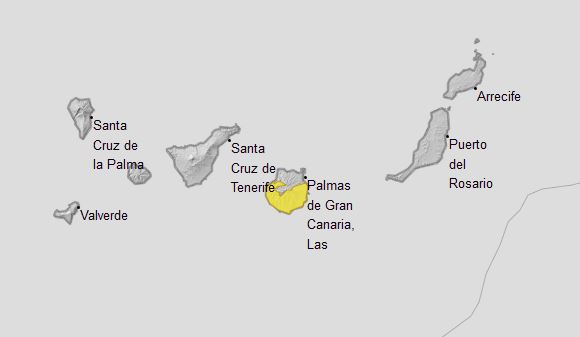 GRAN CANARIA estará HOY en riesgo por altas temperaturas