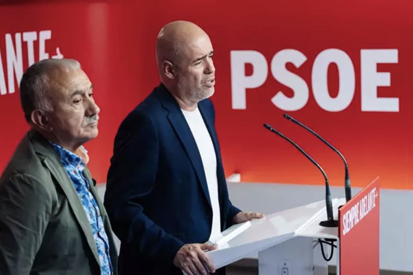 CCOO y UGT respaldan a Sánchez y solicitan una legislatura de 