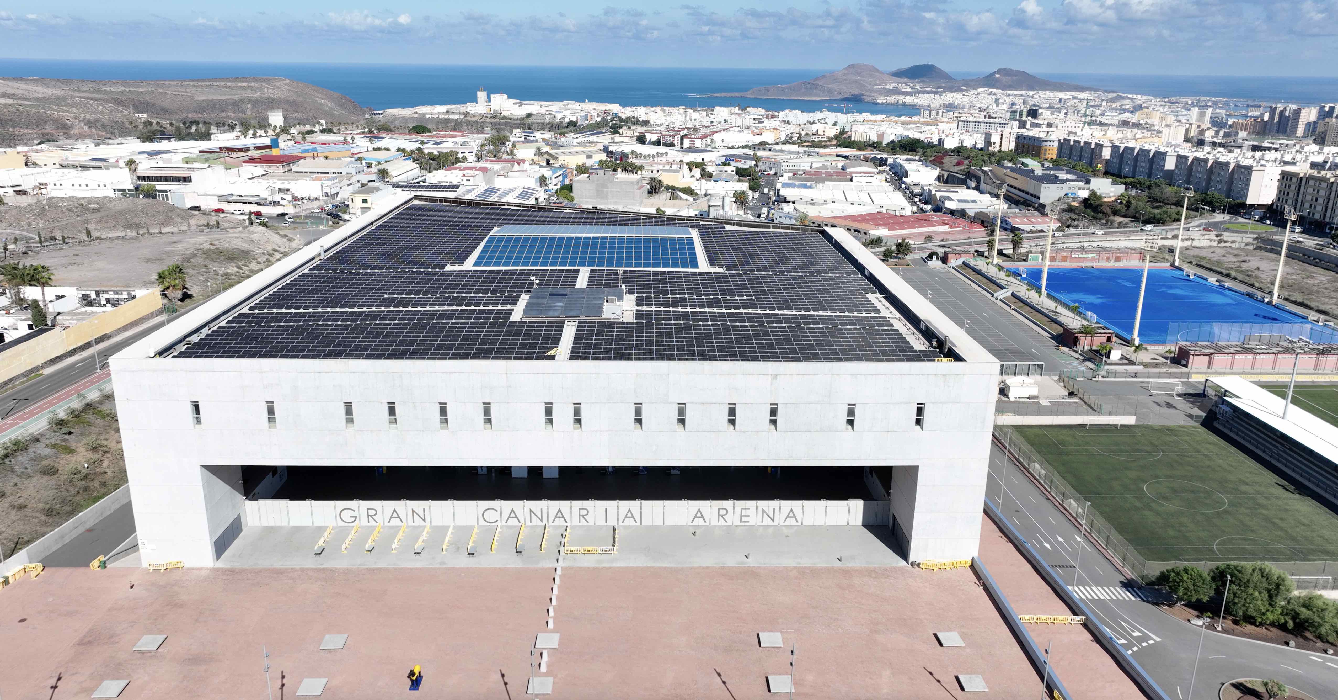 La Ciudad Deportiva Siete Palmas ya produce energía sostenible