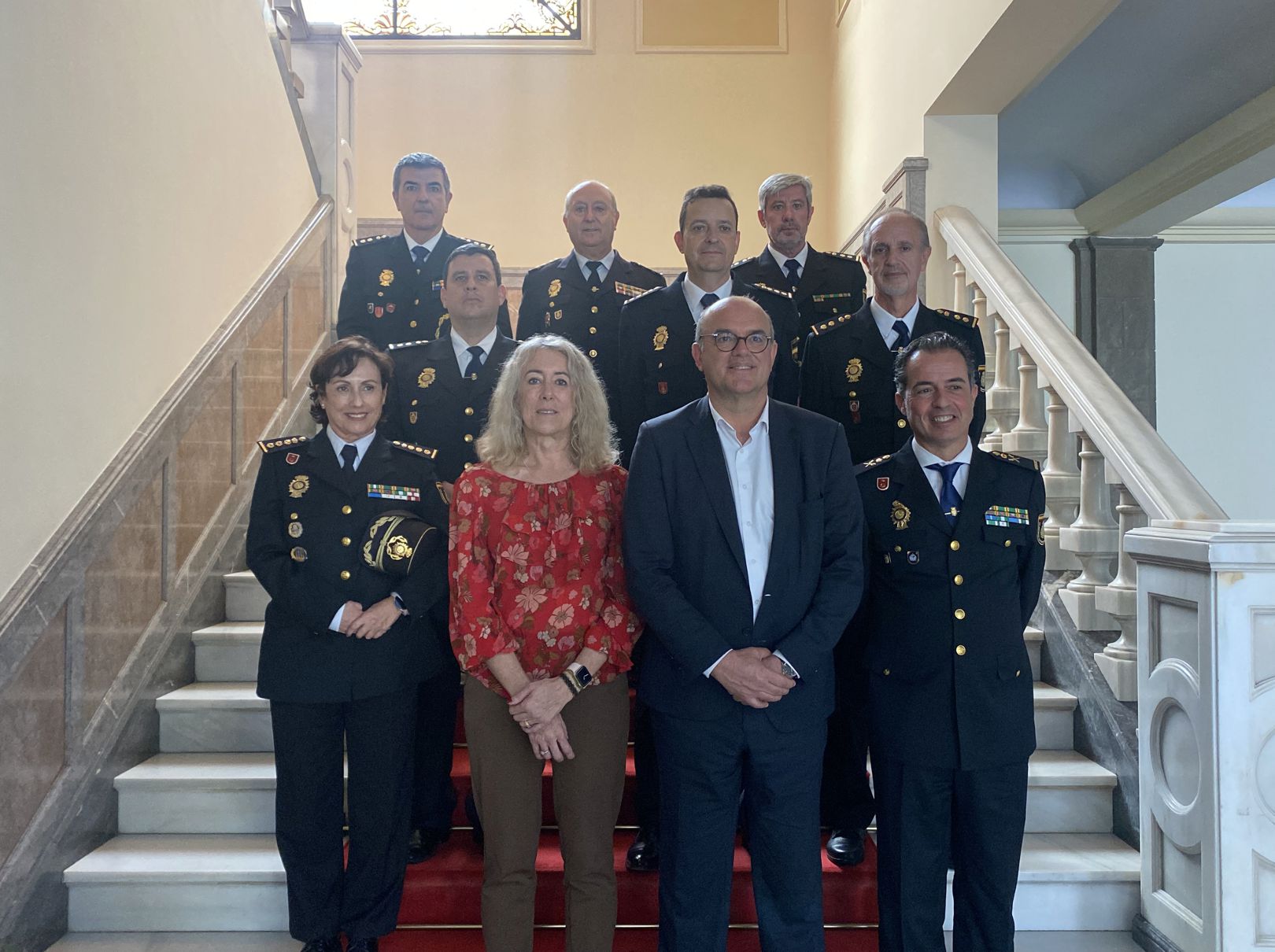 Recepción del Delegado del Gobierno a los recién designados comisarios de la Policía Nacional en Canarias