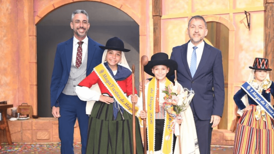 Alejandro Ramos Sánchez y Martina Torres Navarro, elegidos Mago y Maga Infantil de las Fiestas de Mayo
