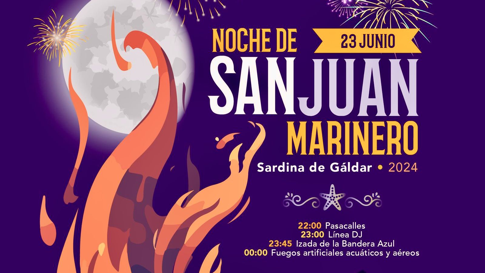 Sardina prepara la noche de San Juan Marinero con música y la izada de la Bandera Azul