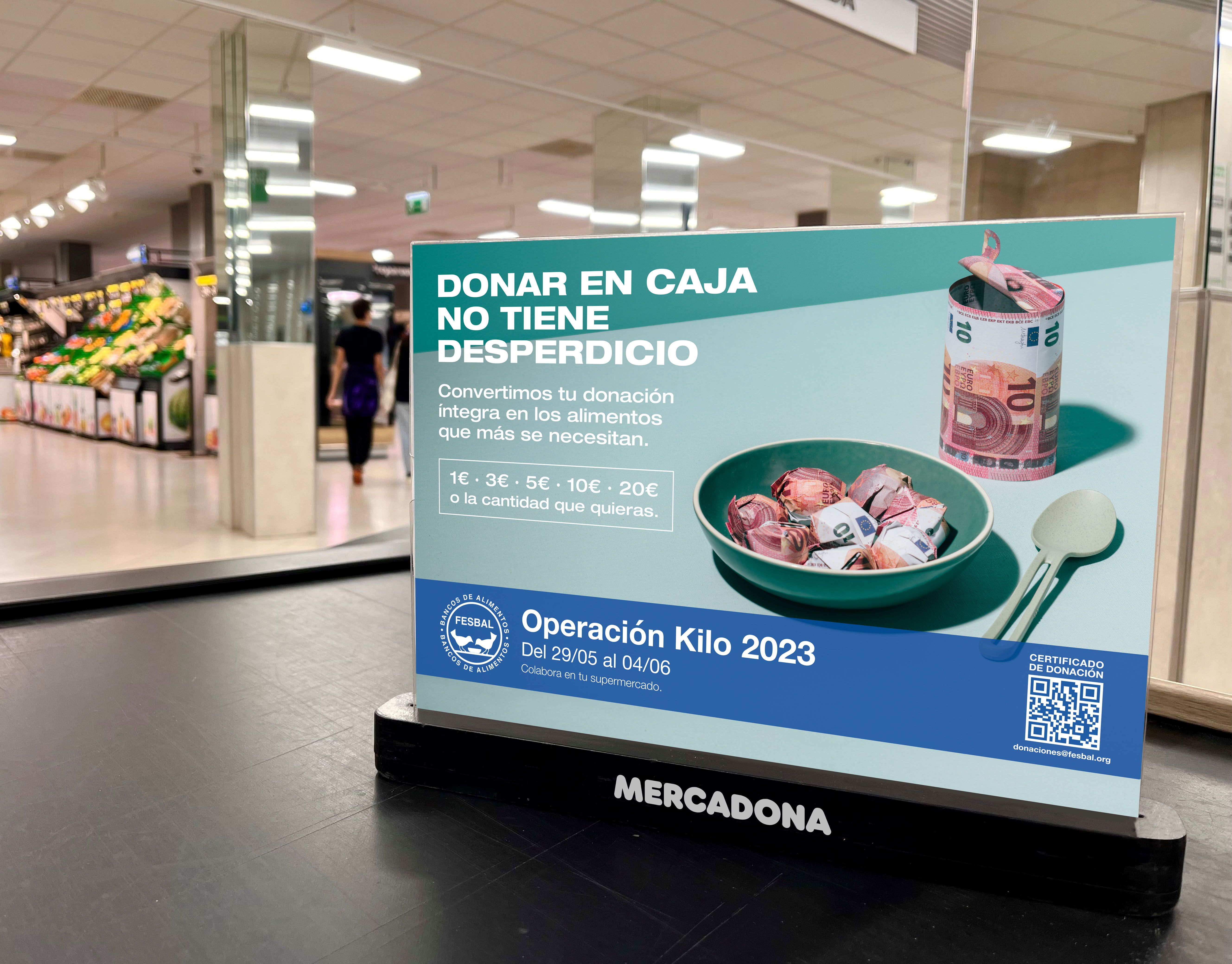 MERCADONA participa en la Operación Kilo 2023