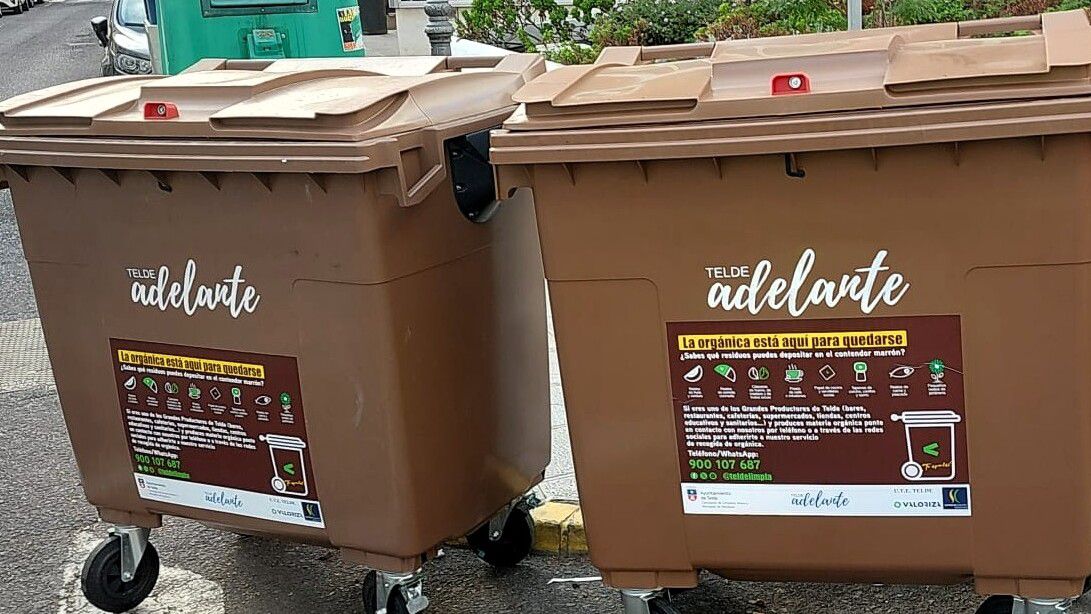 El contenedor marrón de Telde supera los 200 grandes productores de desechos inscritos