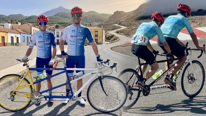 Dos meses bastan para tocar la gloria en el ciclismo tándem paralímpico