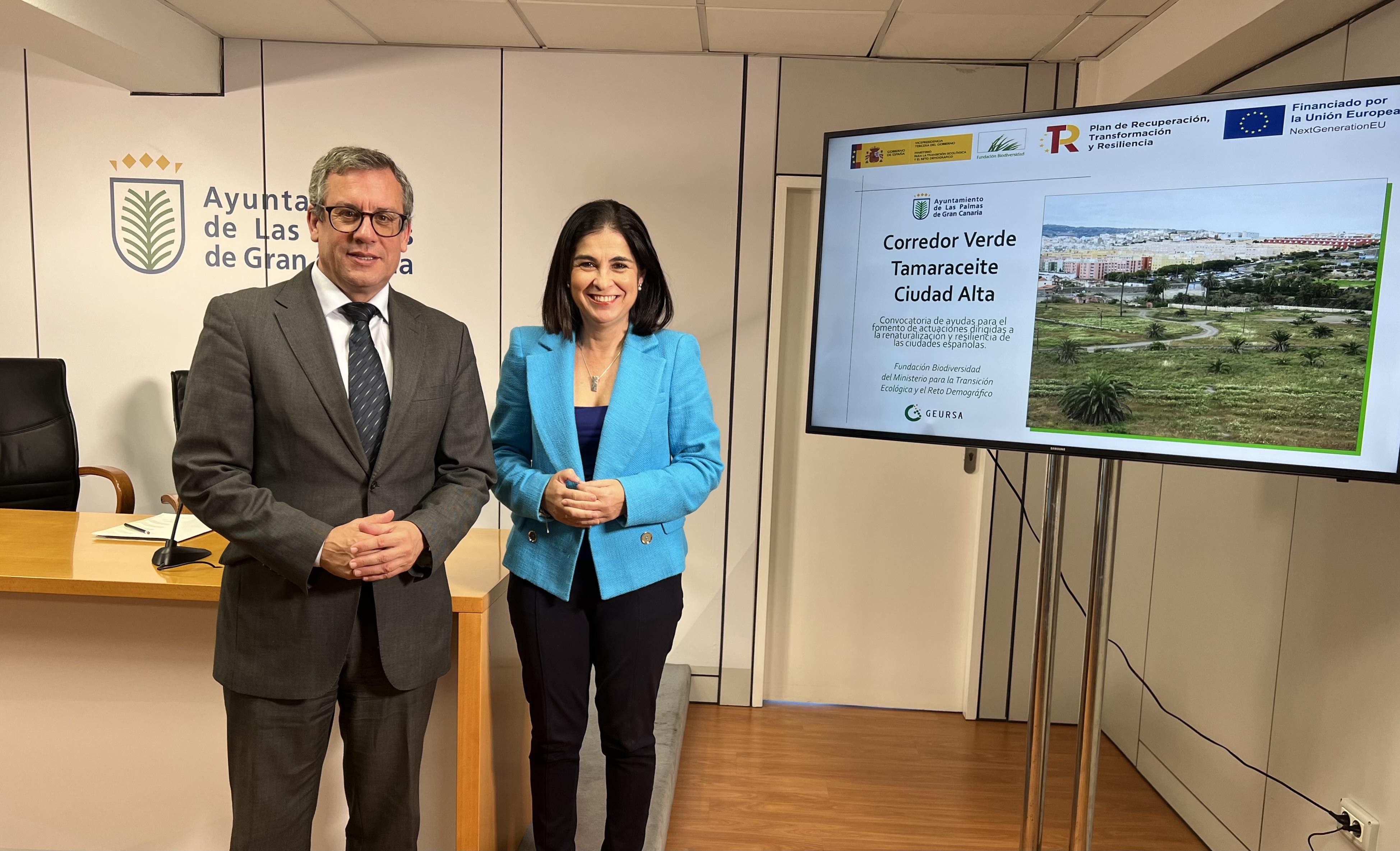 El Corredor Verde que unirá Ciudad Alta con Tamaraceite ha sido presentado