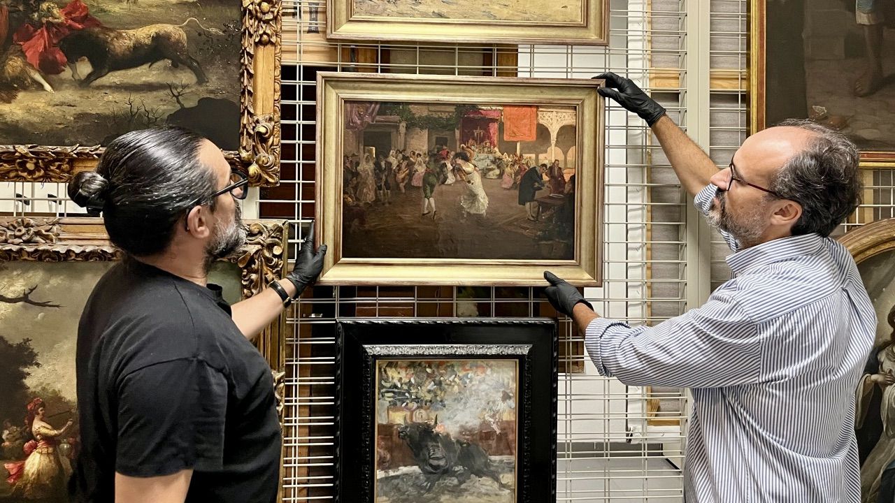 El Cabildo grancanario devuelve a la familia del alcalde republicano Pedro Rico cinco cuadros históricos