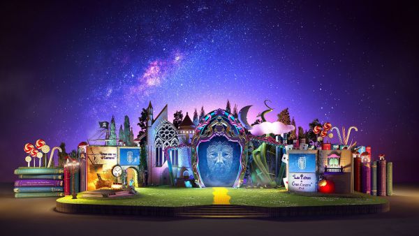 El espejo de Blancanieves protagonista del escenario del carnaval de Las Palmas de Gran Canaria 2020