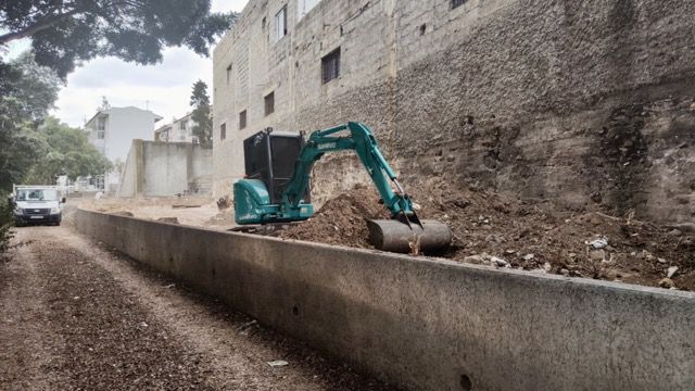 La nueva sede de la Unidad Canina de la Policía Local comienza a construirse