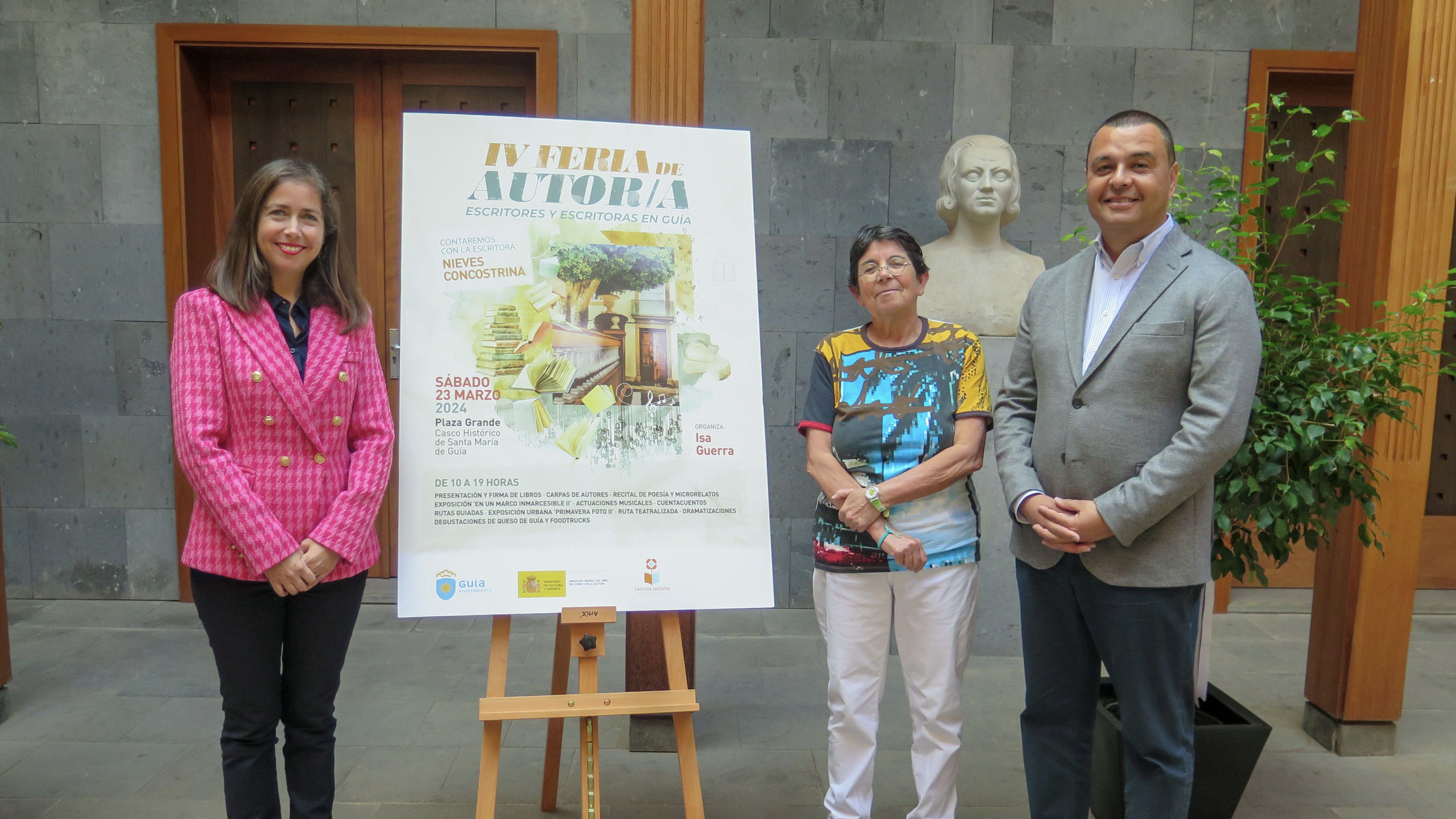 La ‘IV Feria de Autor/a. Escritores y Escritoras’ de Guía contará con la escritora Nieves Concostrina