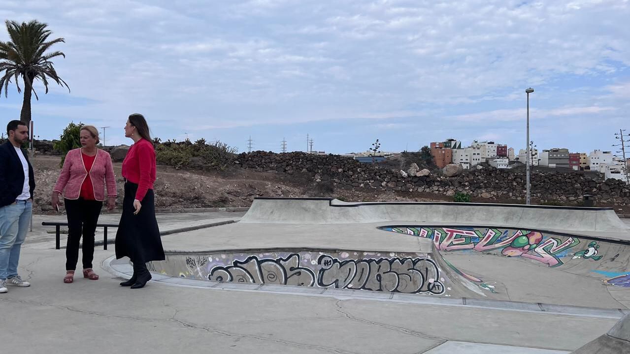 Termina la remodelación de la pista de skate en Lomo Blanco