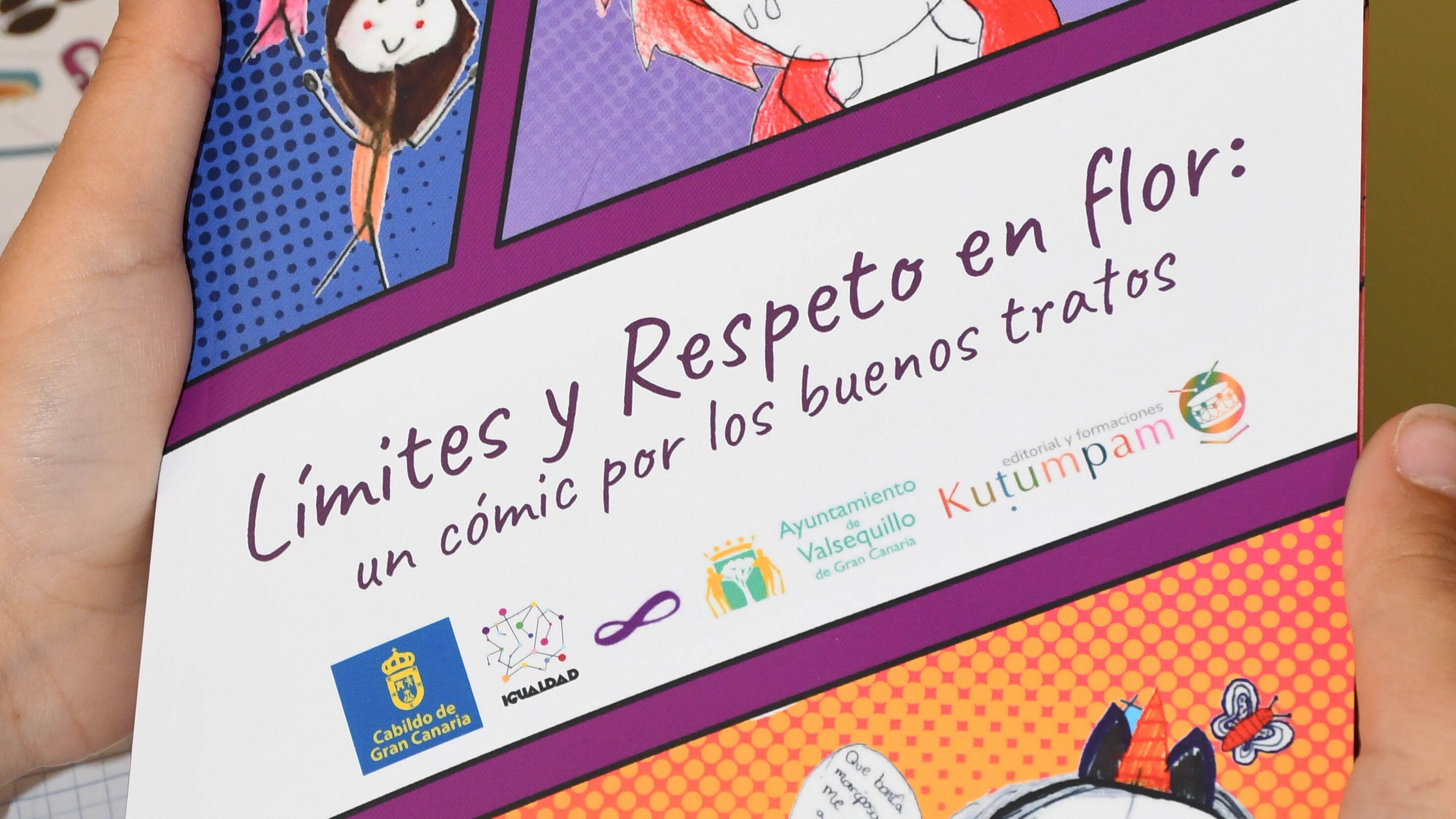 Los escolares de Valsequillo crean un cómic para un futuro sin violencia