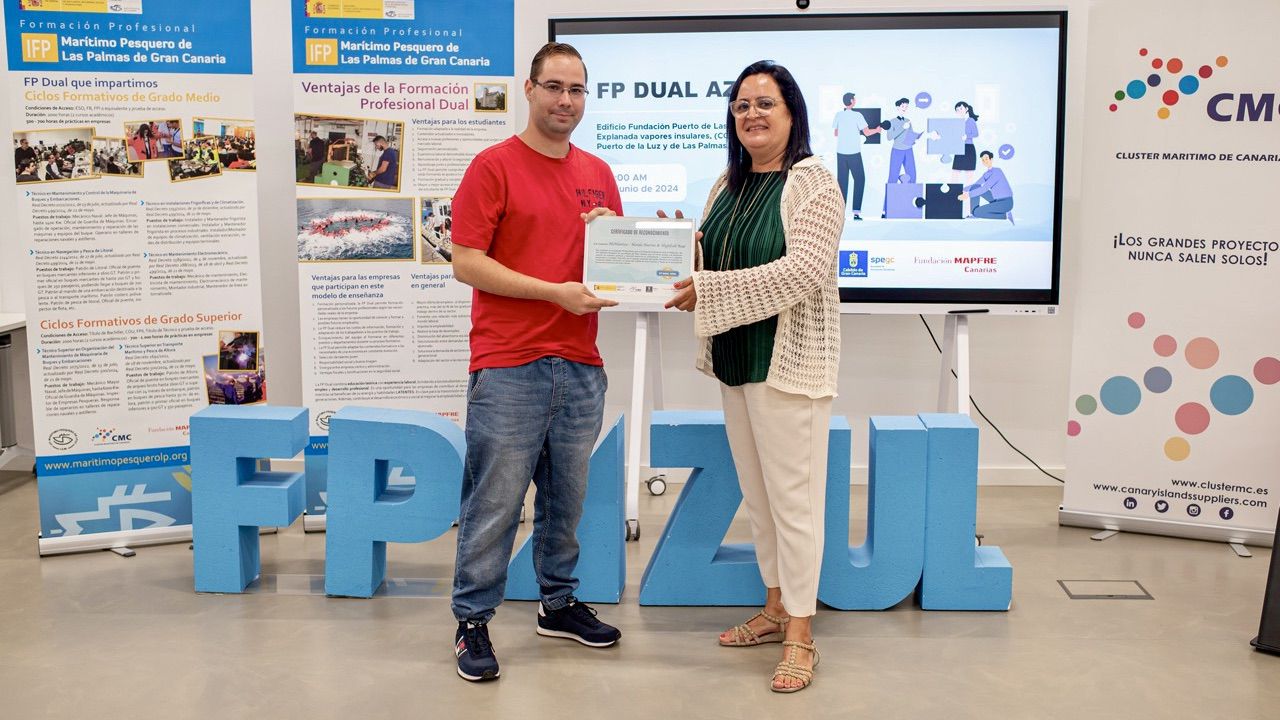 La FP Dual Azul en reparaciones navales alcanza el 100% de inserción laboral