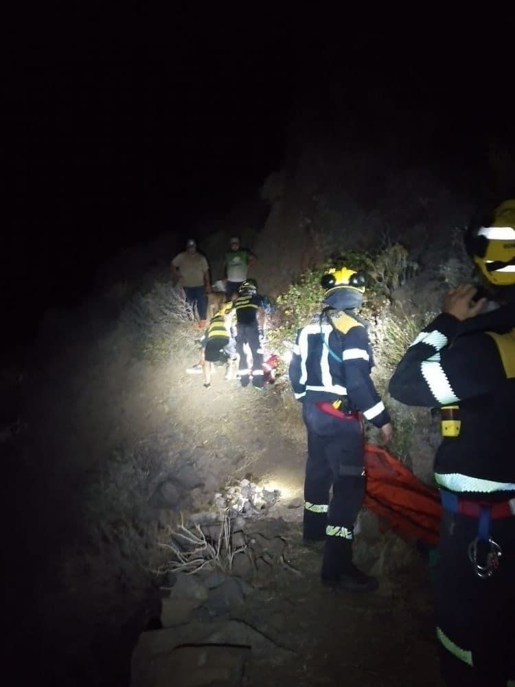 Grave un cazador tras caerle encima una piedra en San Bartolomé de Tirajana