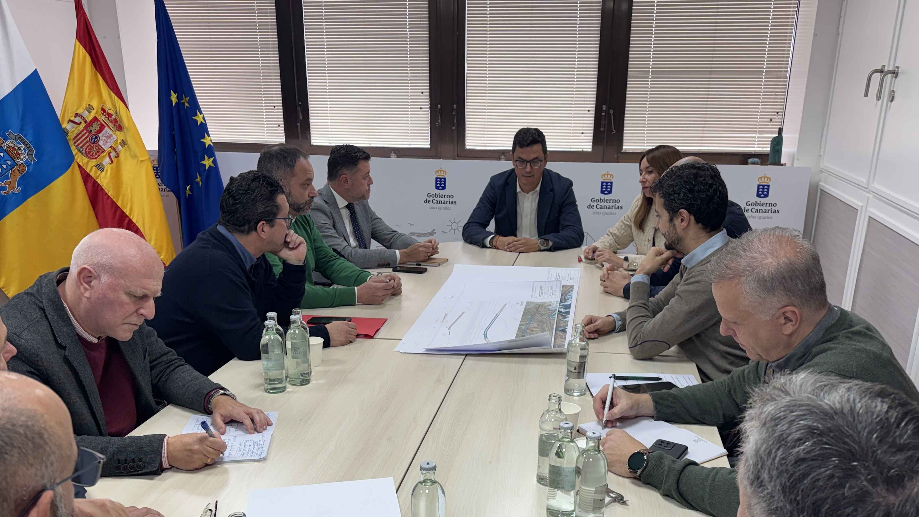 El Ejecutivo y los municipios del norte de Gran Canaria alcanzan un acuerdo para desbloquear el proyecto de trazado de la GC-2 