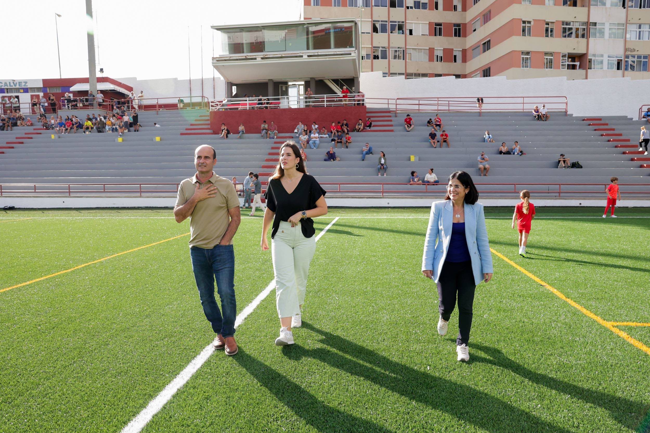 El Estadio Pepe Gonçalvez de Escaleritas estrena nuevo césped artificial