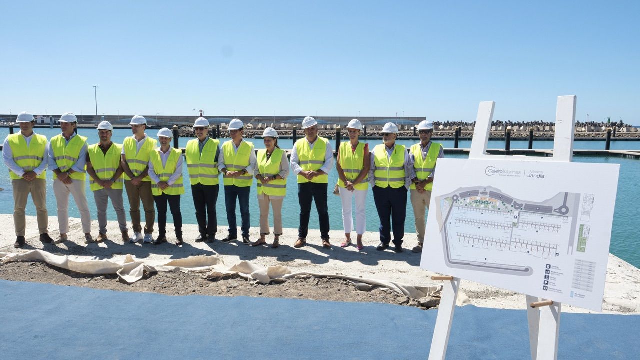 A examen las obras del primer puerto deportivo de Fuerteventura ubicado en Morro Jable