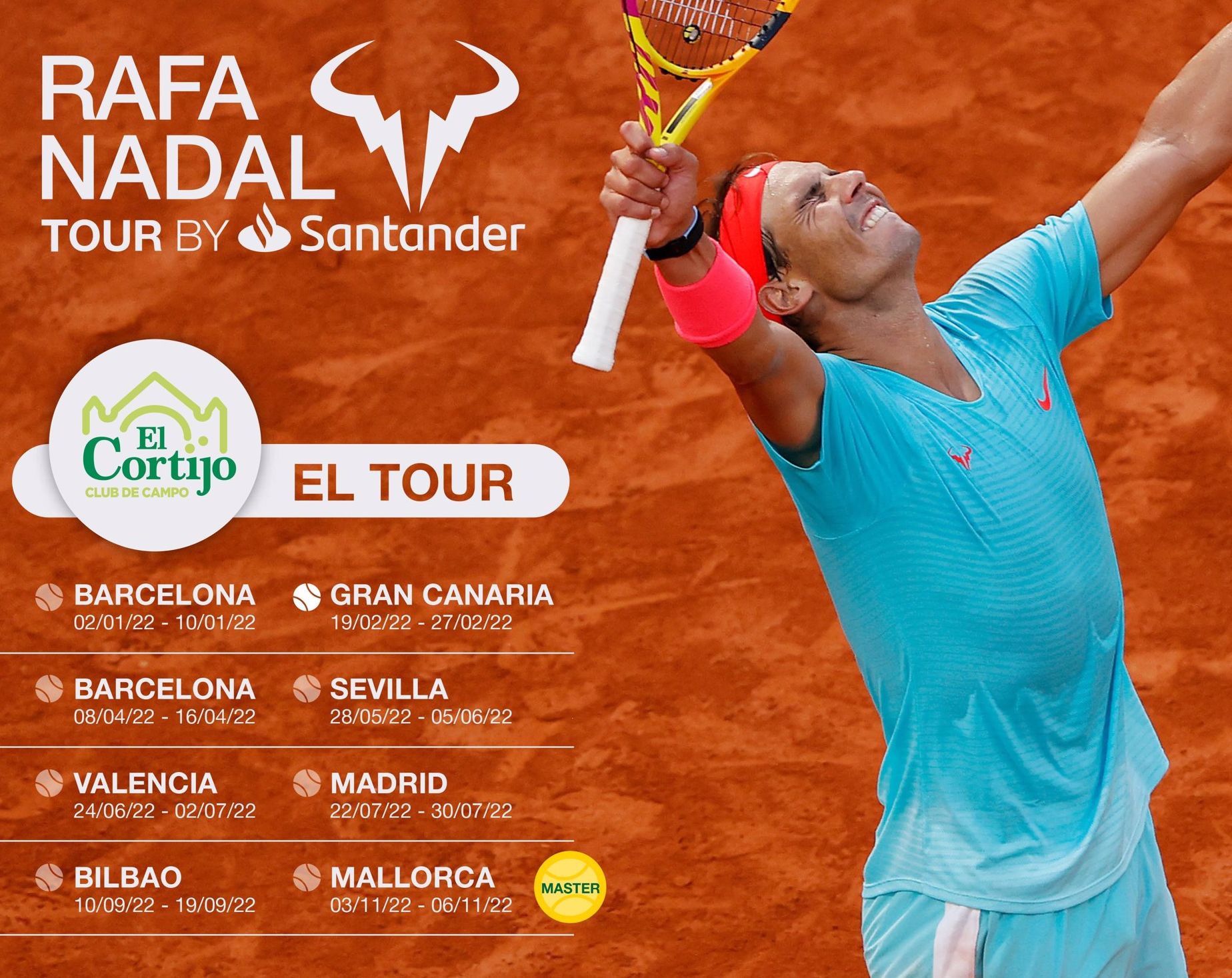 rafa nadal tour gran canaria