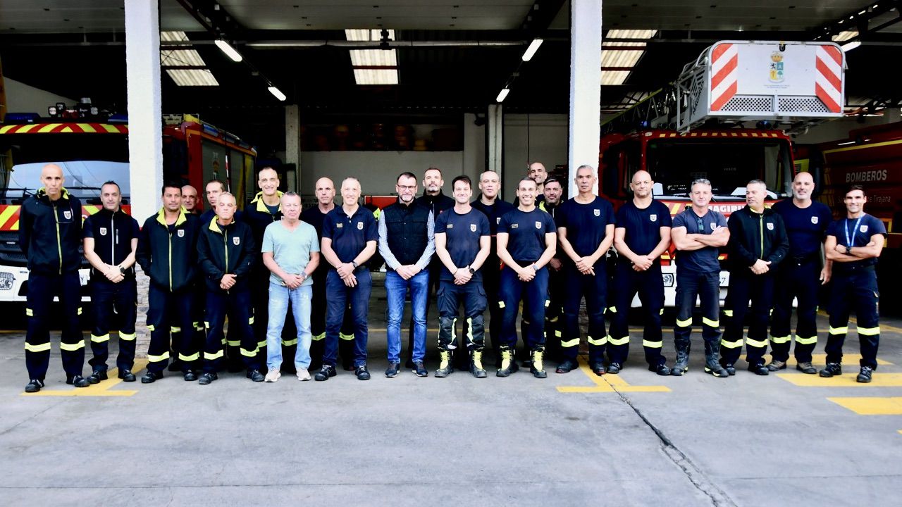 Los bomberos de Maspalomas reciben elogios por su destacada labor en Valencia 