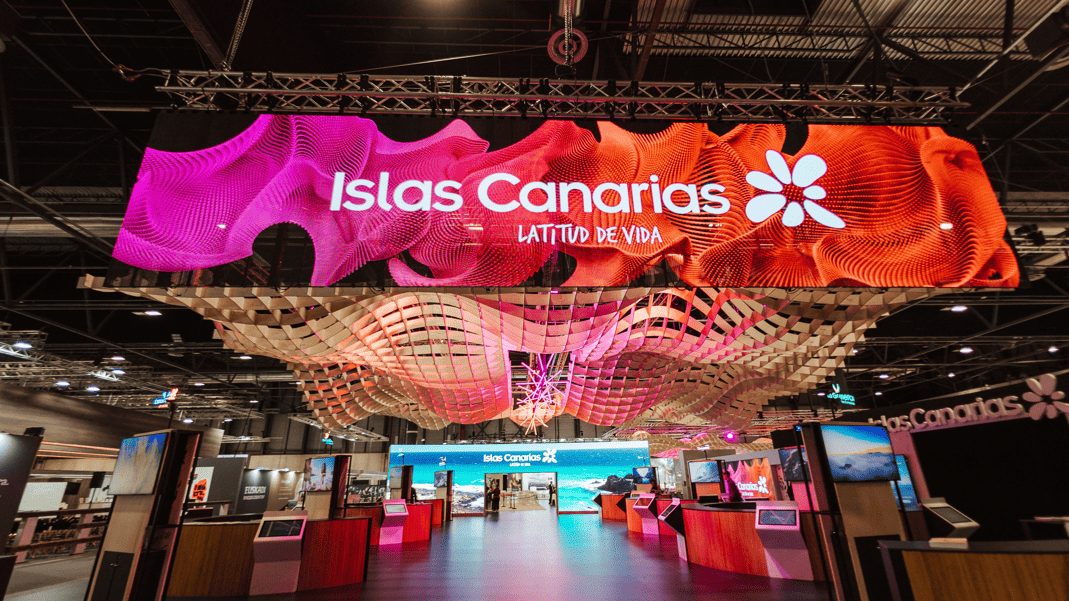El stand de Turismo de Islas Canarias en Fitur se alza con dos premios en los Eventex Awards 2026
