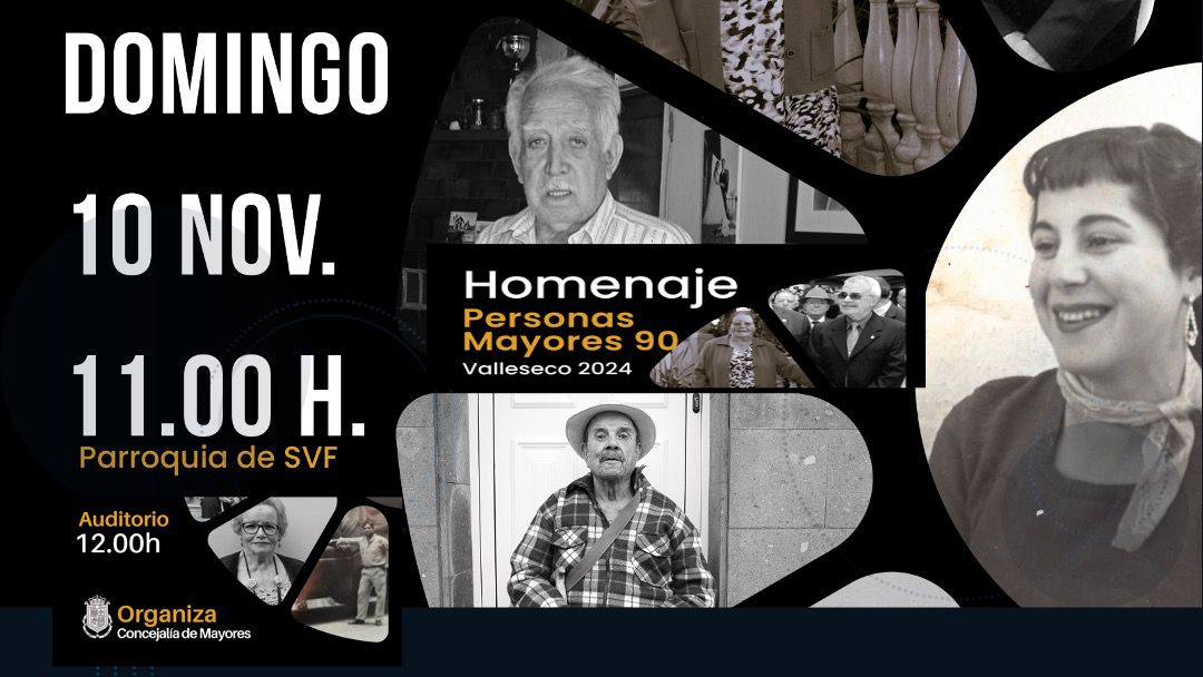 Llega una nueva edición del homenaje a la población mayor de 90 años de Valleseco