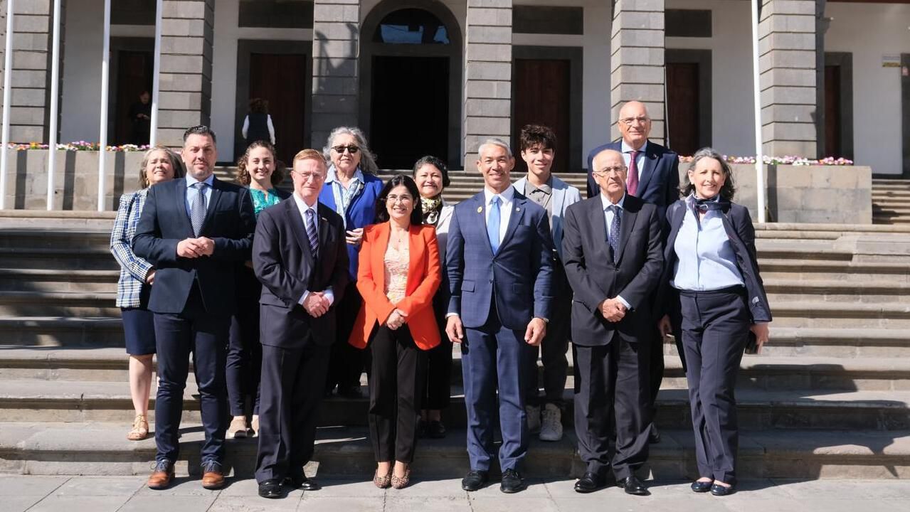 La alcaldesa Darias recibe a Ron Nirenberg, alcalde de la ciudad hermanada de San Antonio