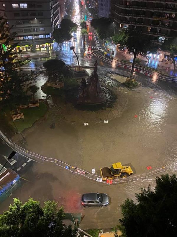 La lluvia descarga en 24 horas 73 litros/m2 en Las Palmas de Gran Canaria