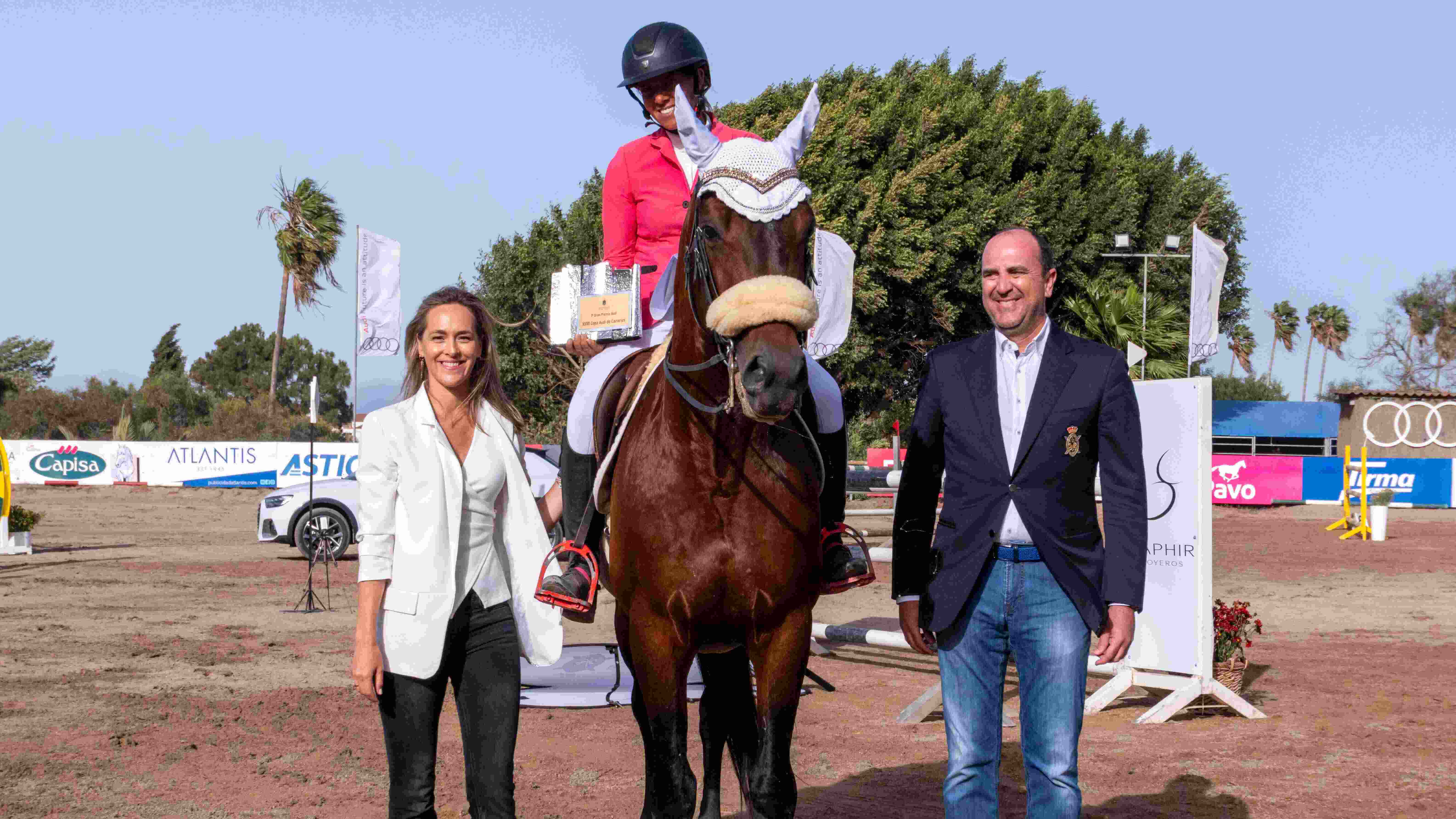 Luna Jiménez, con Supreme du Milon, levanta el XXVII Gran Premio Audi Canarias
