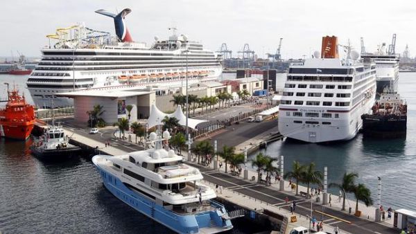 Canarias recibe 1,4 millones de cruceristas hasta agosto, un 9,61 % más