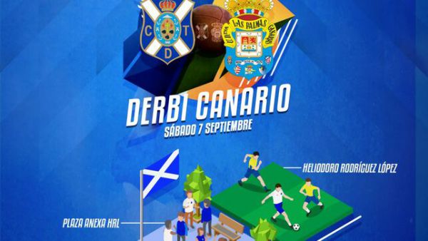 Este sábado a las 20 horas CD Tenerife - UD Las Palmas