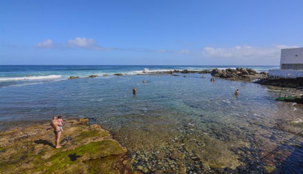 El Gobierno canario destinará 180.000 euros a mejorar las piscinas naturales del Charco de San Lorenzo, en Moya