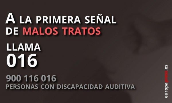 Canarias, a la cabeza en llamadas al teléfono contra la violencia de género en diciembre