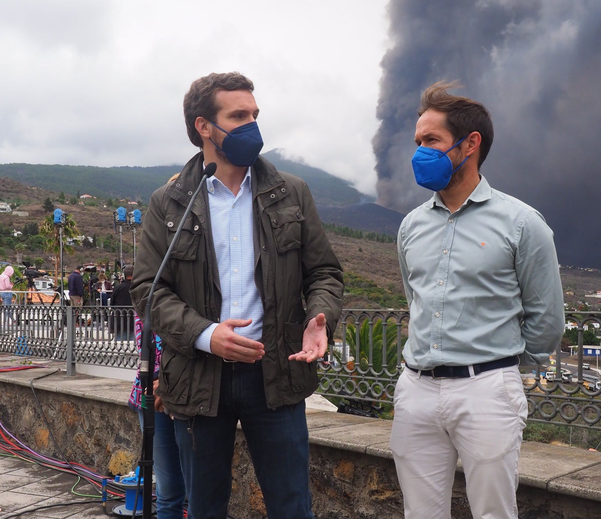 Pablo Casado estará hoy  viernes en La Palma