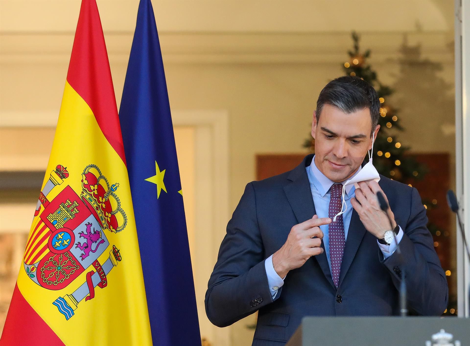 Pedro Sánchez anuncia la próxima Conferencia de Presidentes. No será en La Palma, se desarrollará por videocoferencia desde el Senado