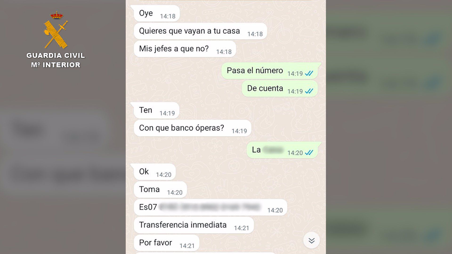 La Guardia Civil alerta del aumento 