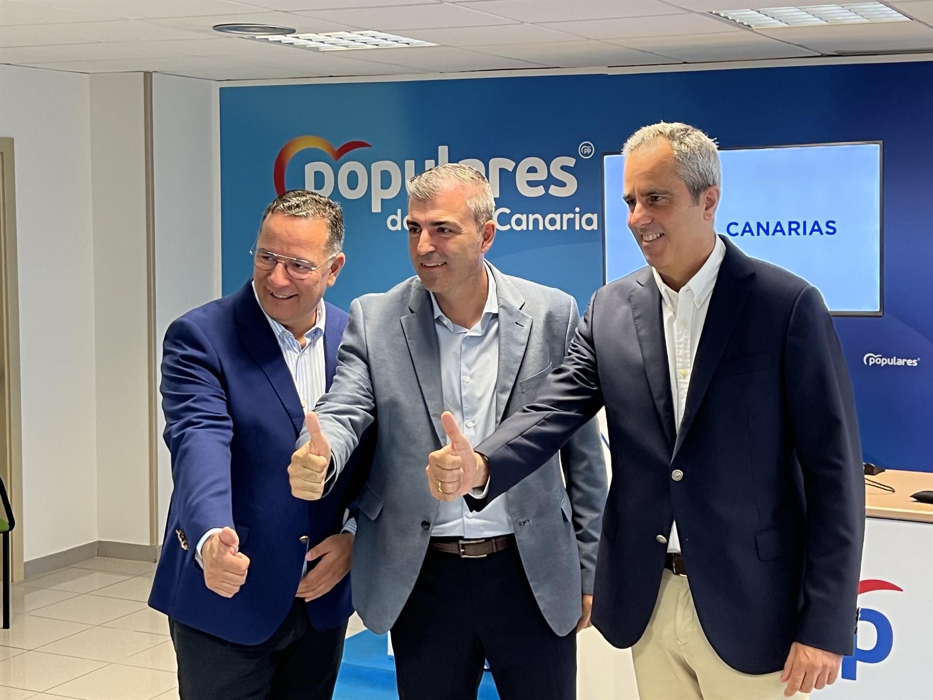 Poli Suárez y Miguel Jorge, candidatos del PP al Parlamento por Gran Canaria y al Cabildo