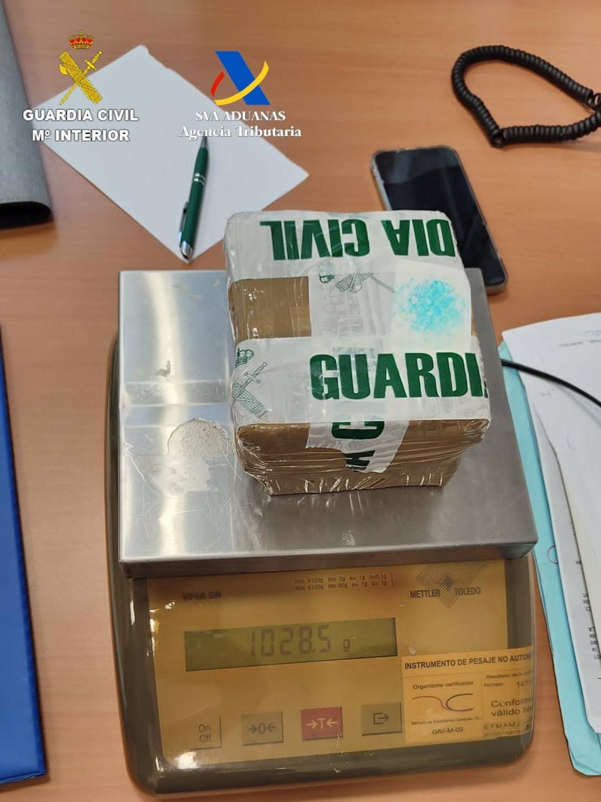 Detenido un hombre en el Aeropuerto de Gran Canaria con más un kilo de cocaína oculta en el equipaje de mano